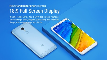 La versión con 4GB de RAM y 64GB de capacidad del Xiaomi Redmi 5 Plus por sólo 145 euros con este cupón