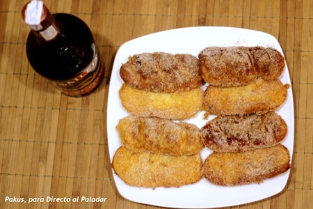 Torrijas de leche y Baileys. Receta