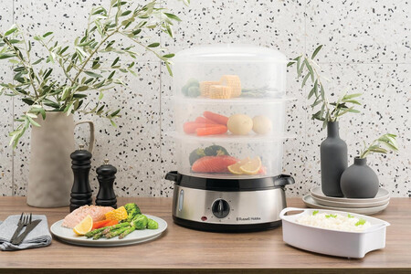 Vaporera Russell Hobbs De 3 Recipientes