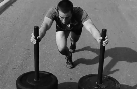 Ejercicios Crossfit (IX): Empuje de trineo o Prowler push