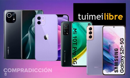 Precios sin competencia en tuimeilibre para smartphones de gama alta de Samsung, Xiaomi o Apple