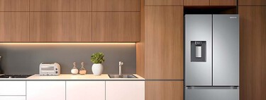Nuevo refrigerador de Samsung con tres puertas y 10 años de garantía. Tiene un preciazo por preventa 