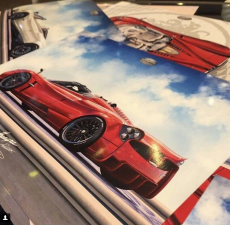 Se filtra una imagen de lo que podría ser el nuevo Huayra convertible