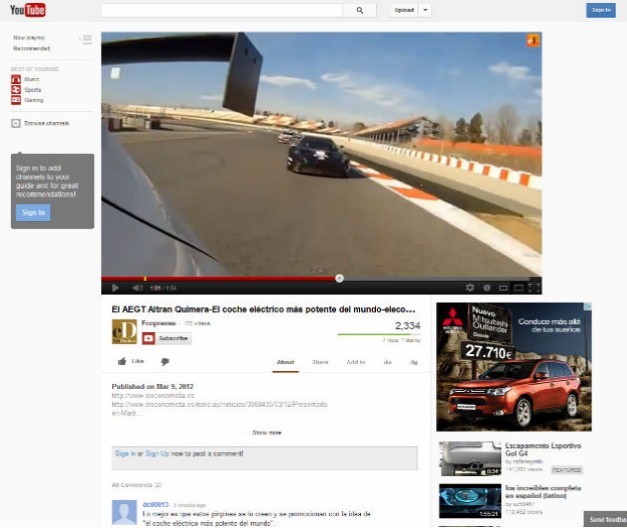 El nuevo diseño de YouTube comienza ha circular con algunos usuarios