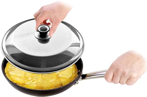 Tapa Giratortillas de Acero Inoxidable para Tortilla de Patatas