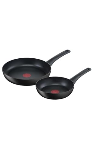 Tefal Ultimate On - 2 Sartenes de 20/26 cm con revestimiento muy resistente, Thermo-Signal