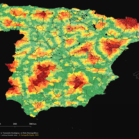 El tiempo que se tarda en llegar a una autovía en cualquier punto de España, en un revelador mapa