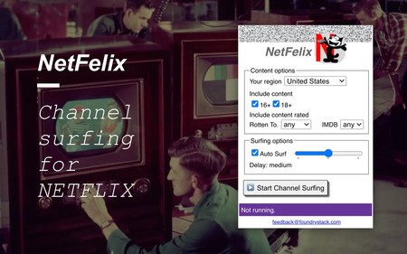 Nostalgia y azar: esta extensión te propone ver Netflix “como si tu gato se sentase en tu mando a distancia”