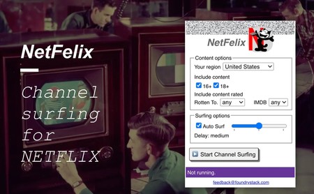 Nostalgia y azar: esta extensión te propone ver Netflix 