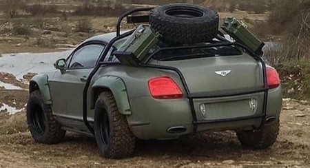 ¿Está tu coche preparado para la guerra? Este Bentley Continental GT es perfecto para un día apocalíptico
