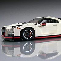 Querrás dar una vuelta en este Nissan GT-R Nismo aunque esté hecho con bloques Lego
