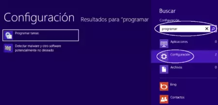 Buscar Programar Tareas