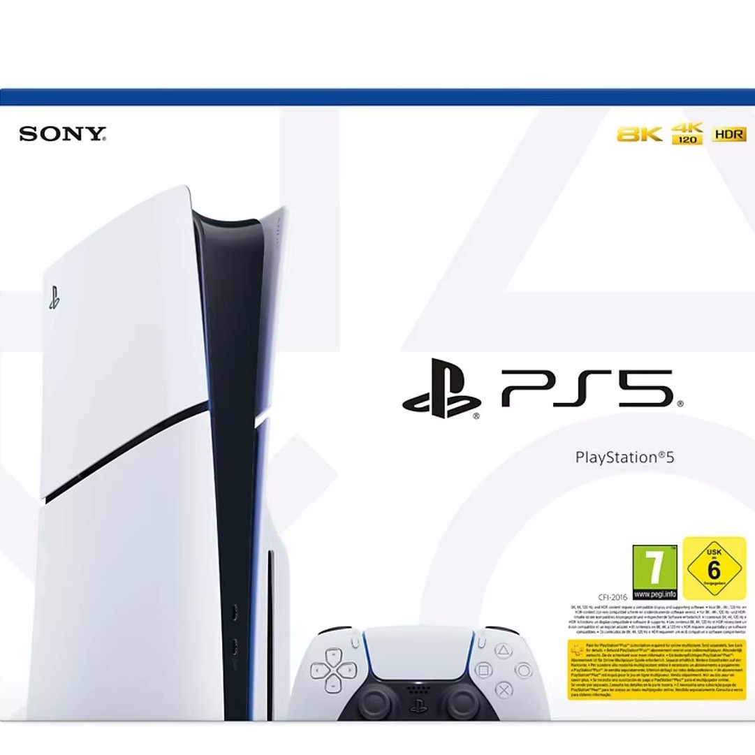 
Dotada con 1 TB de almacenamiento, la versión Standard Slim de PlayStation 5 brinda toda la potencia y el amplio catálogo de juegos de la consola de Sony en un formato más compacto, por lo que resulta especialmente adecuada para muebles de salón estrecho y dormitorios.