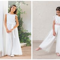 27 trajes de pantalón de primera comunión 2022 para las niñas que no quieren llevar vestido