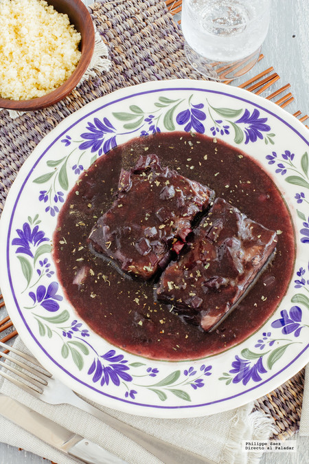 Pescado en salsa de flor de Jamaica. Receta de pescado fácil