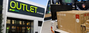 El Corte Inglés cierra sus outlet y liquida televisores OLED de LG a mitad de precio: modelos desde 499 euros 