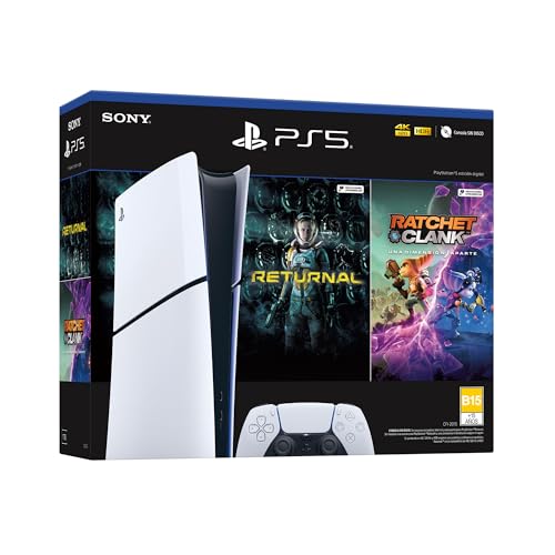 PlayStation 5 (Modelo Slim) - Pack con 2 Juegos - Digital