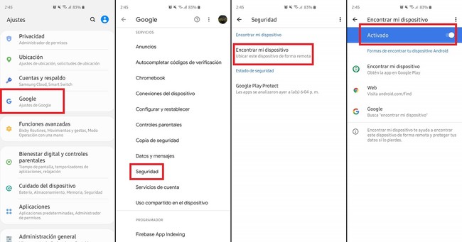 Cómo borrar toda la información y datos de un smartphone Android en ...