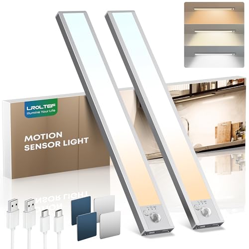 LROLTEF Luz Led Armario Cocina Sensor Movimiento