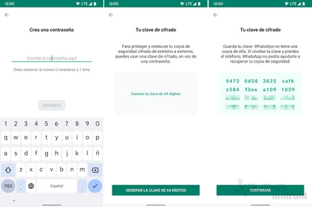 Whatsappの暗号化バックアップ