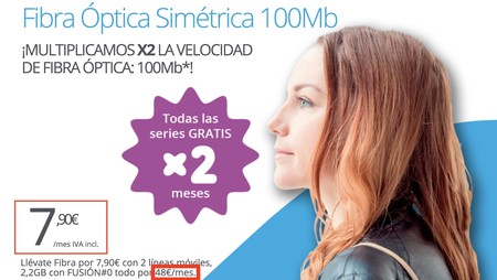 De 7,90 euros a 48 euros al mes: la publicidad con precios parciales sigue a la orden del día