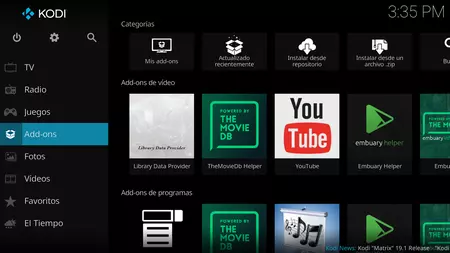 Cómo meter casi 11.000 canales de la TDT en Kodi para tu Smart TV, tu  ordenador o donde quieras