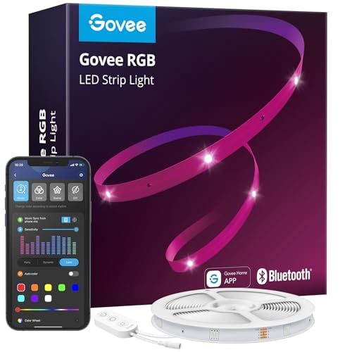 Govee Tira LED 20M, RGB Luces LED Bluetooth Control de App 