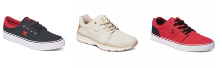 Tallas sueltas en 7 zapatillas DC Shoes en Dressinn. Si tienes suerte con la talla te llevas un chollo