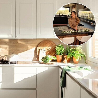 María Tavera habla de la reforma de su cocina: “Haber destinado esta península a mesa de comedor es una de las mejores decisiones que hemos tomado" 