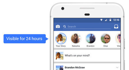 Facebook está probando las Facebook Stories también en su aplicación principal