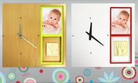 My first clock, un reloj personalizado con la huella y la foto de tu bebé