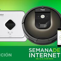 Chollazo: robot aspirador Roomba 981 con robot friegasuelos Braava 390T de regalo por sólo 489 euros en la Semana de Internet de El Corte Inglés