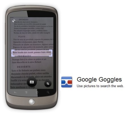 Google actualiza Google Goggles a la versión 1.7.1