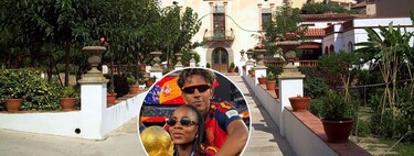 Así es el jardín de Sheila Ebana, madre de Lamine Yamal: una piscina redonda, un gran porche y un rincón donde el fútbol sigue siendo protagonista