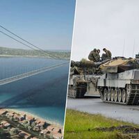 Italia le coló a la OTAN un puente entre Sicilia y Calabria como "gasto militar". Ni siquiera pueden cruzarlo los tanques