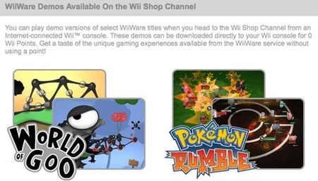 Nintendo deja en estado de espera las demos en WiiWare