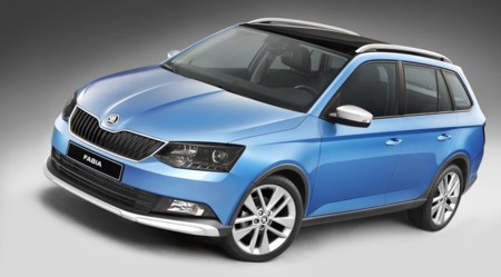 Škoda viste de SUV al pequeño Fabia Combi