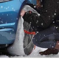 Cadenas de tela: la solución rápida y barata para salir del paso cuando nieva y llevas neumáticos de verano