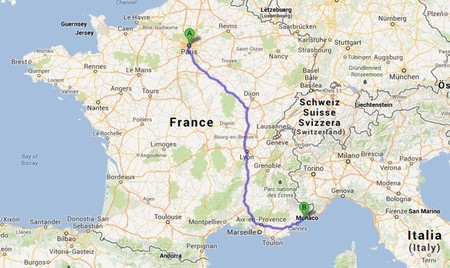 París - Niza en coche