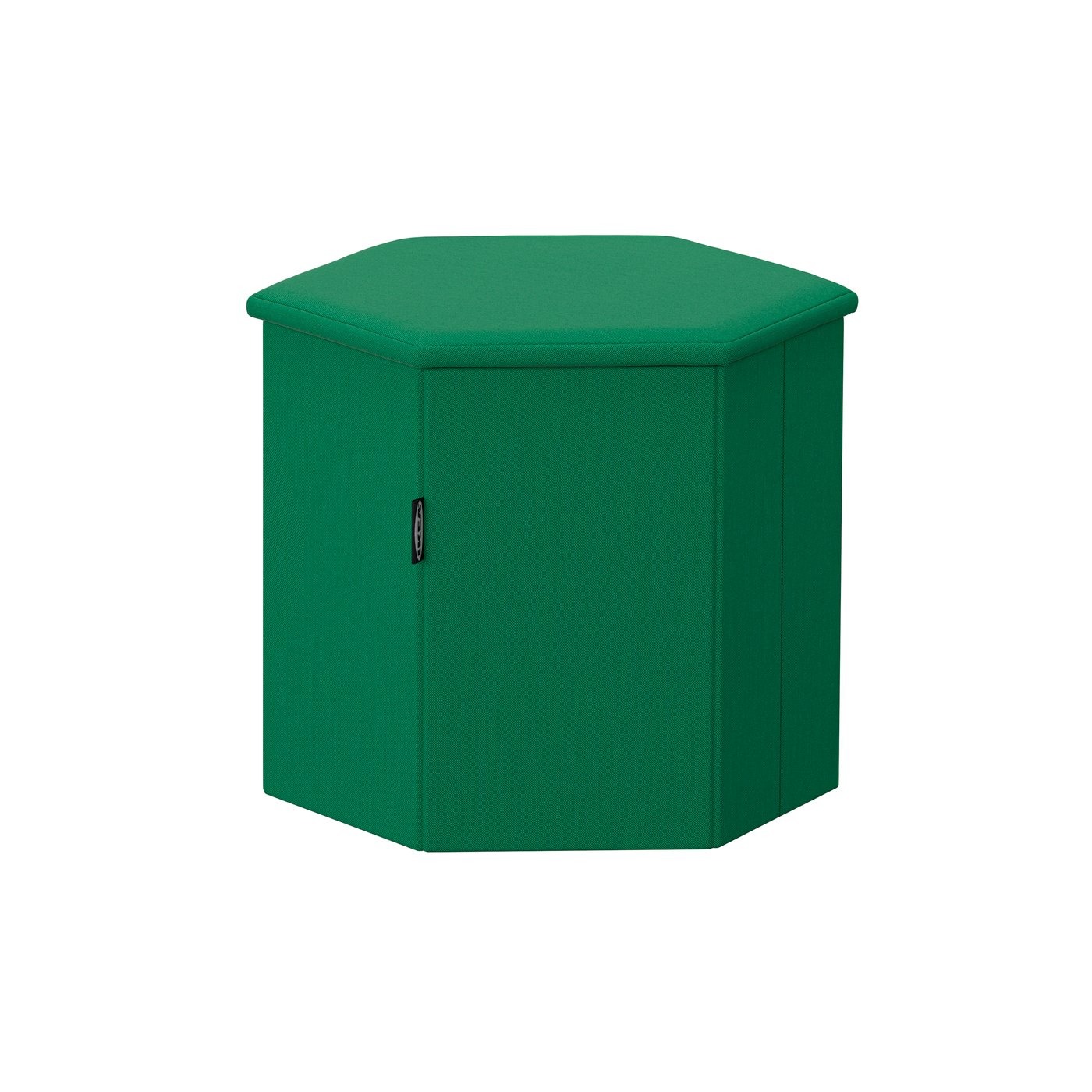 KJUGE
Puf con almacenaje, Vissle verde oscuro