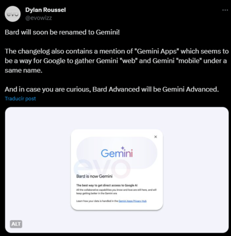 Google Bard Gemini
