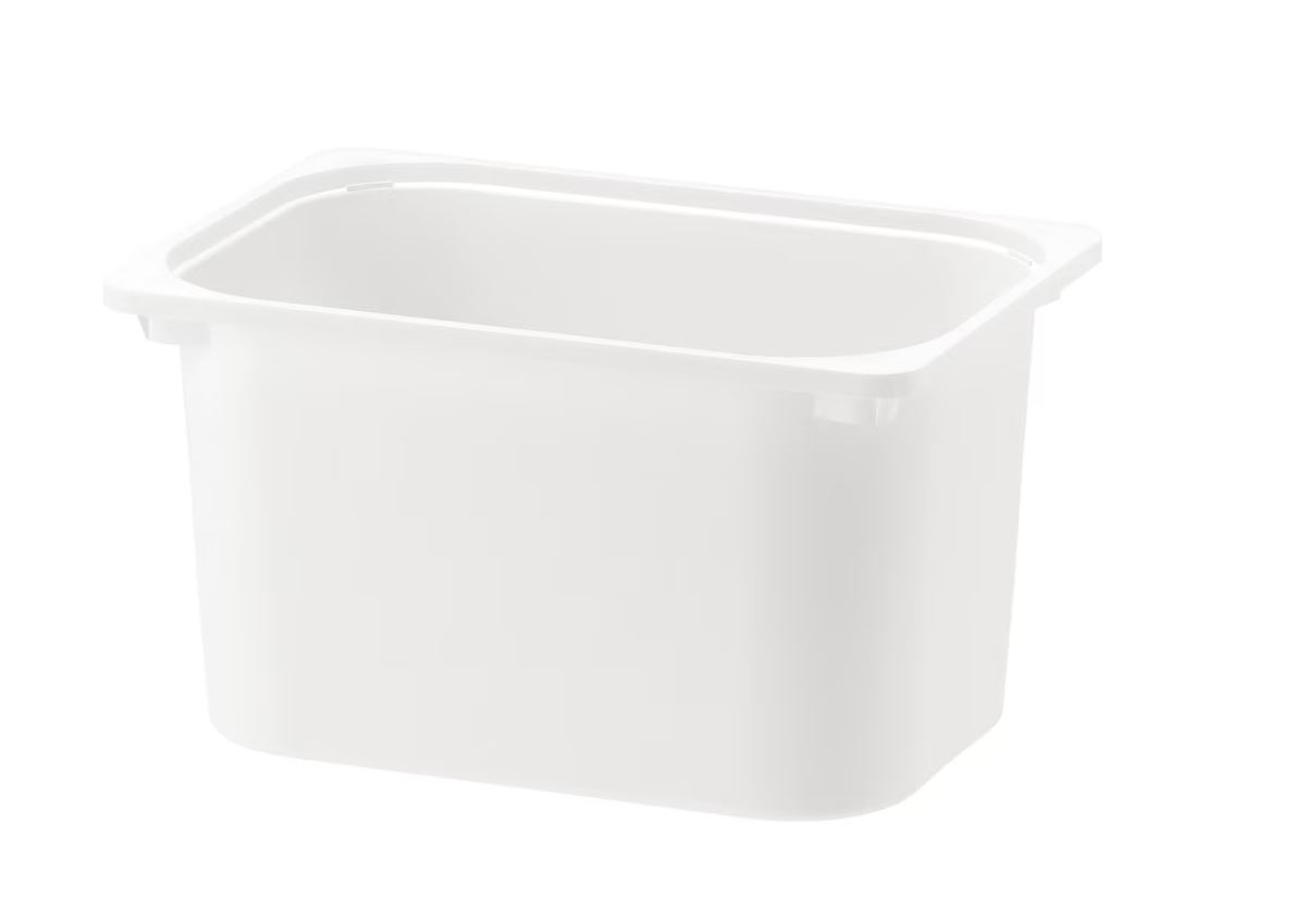 Caja TROFAST, color blanco, 42x30x23 cm