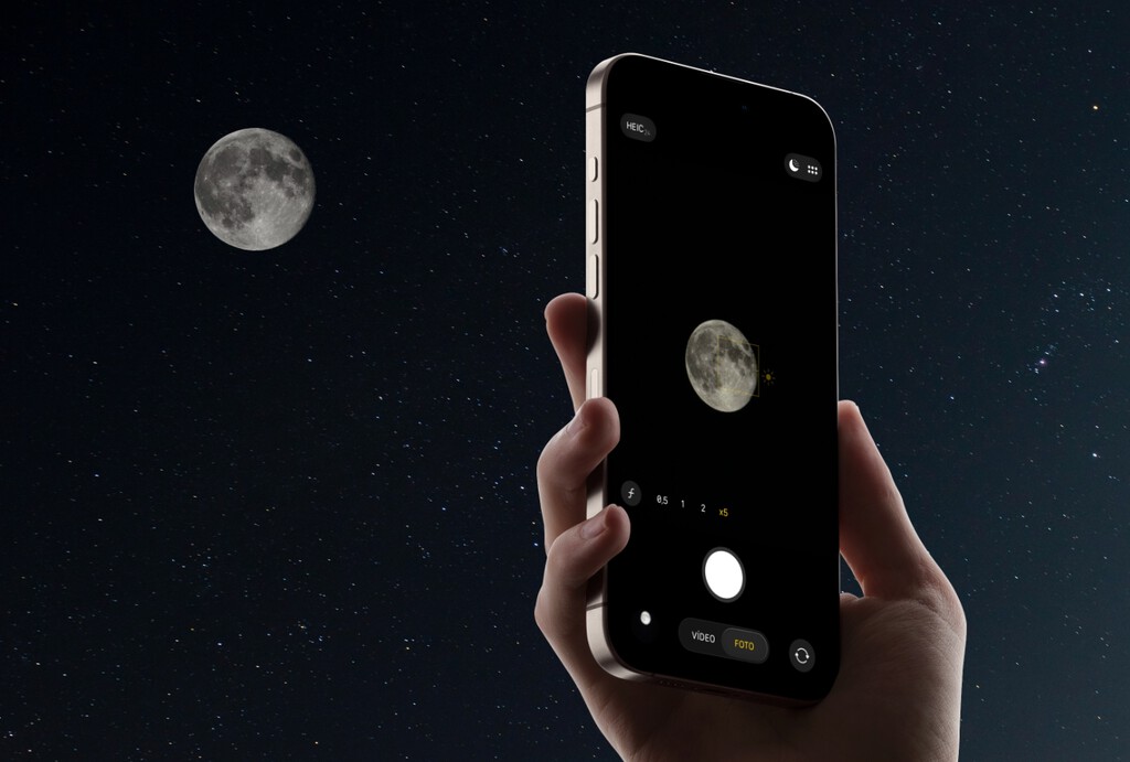La razón por la que el iPhone no saca buenas fotos de la Luna: su app de cámara no está diseñada para ello. Pero tiene solución
