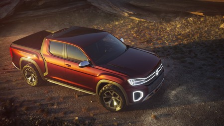 Volkswagen tantea al público norteamericano con el concept Atlas Tanoak Pickup