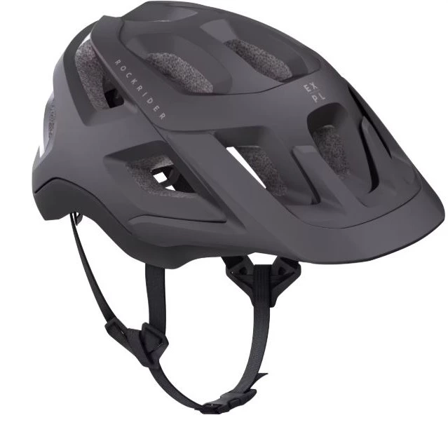Casco bicicleta MTB adulto Rockrider ST 500 LTD negro
