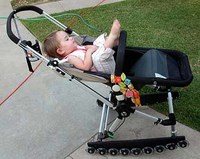 Tunear el carrito del bebé; avances en ruedas