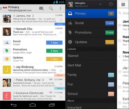 La nueva bandeja de Gmail llega a Android e iOS