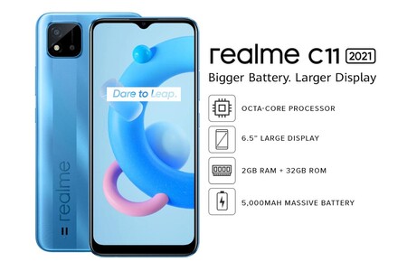 Realme C11 2021: un gama de entrada barato y con gran batería