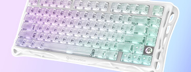 Este teclado gamer transparente parece estar hecho de cubos de hielo; también es compacto y hoy está de oferta en México 