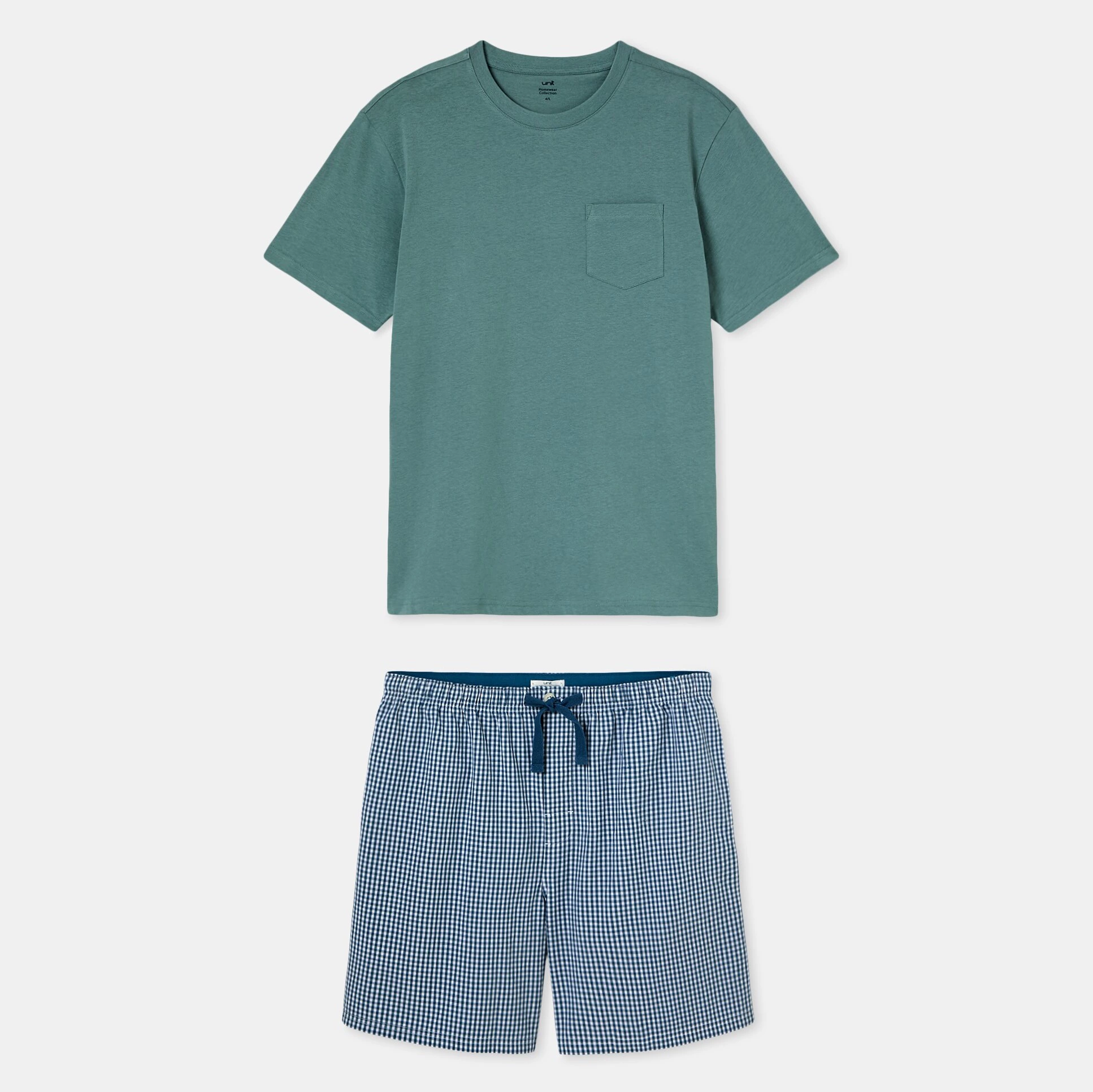 Pijama combinado algodón hombre bolsa de tela